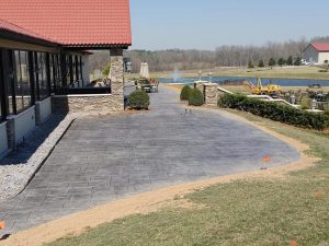 stamped concrete commercial